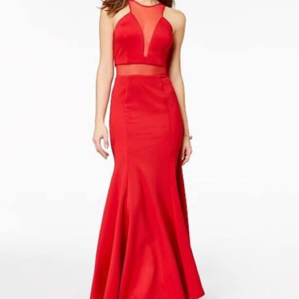 Red prom / evening gown dress size 3